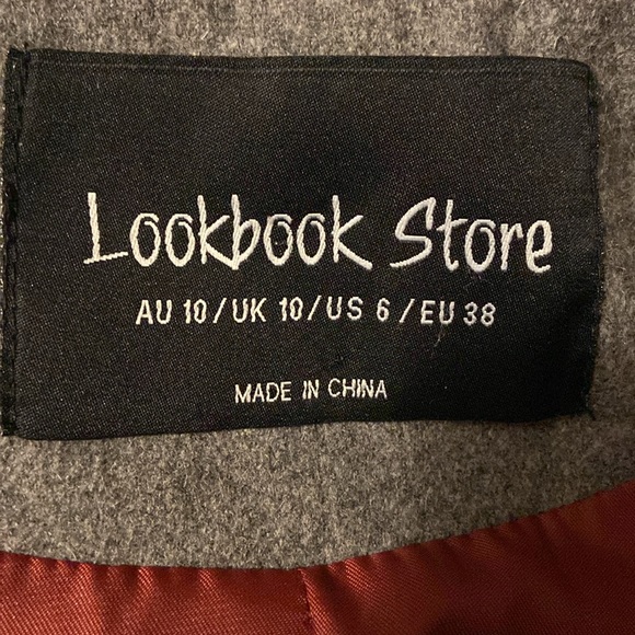 Lookbook Store Wool Blend Peplum Blazer - Picture 11 of 11